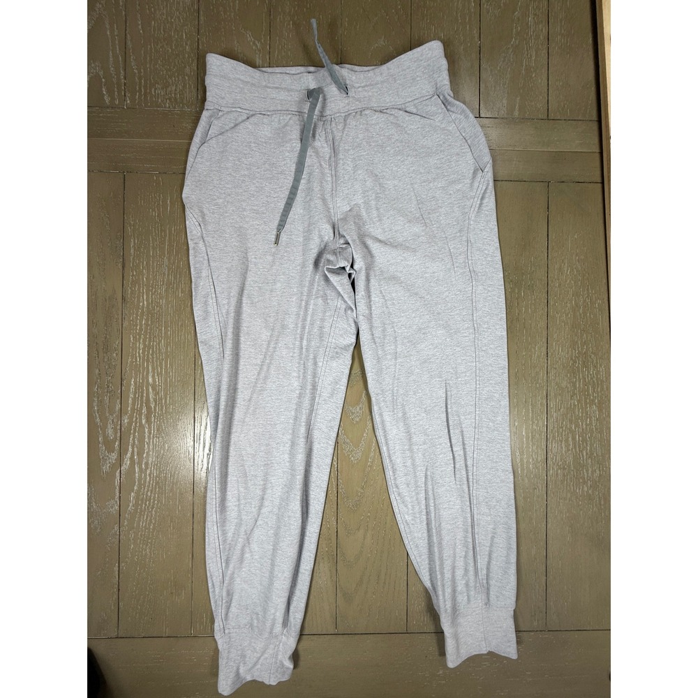 Lululemon Ready To Rulu High Rise Jogger Womens 8 Gray Drawstring Pants W5EKLS - Picture 3 of 11